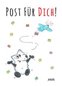 ulili-cartoons - Post für Dich! - 14,8 x 10,8 cm - Preis 1 Euro